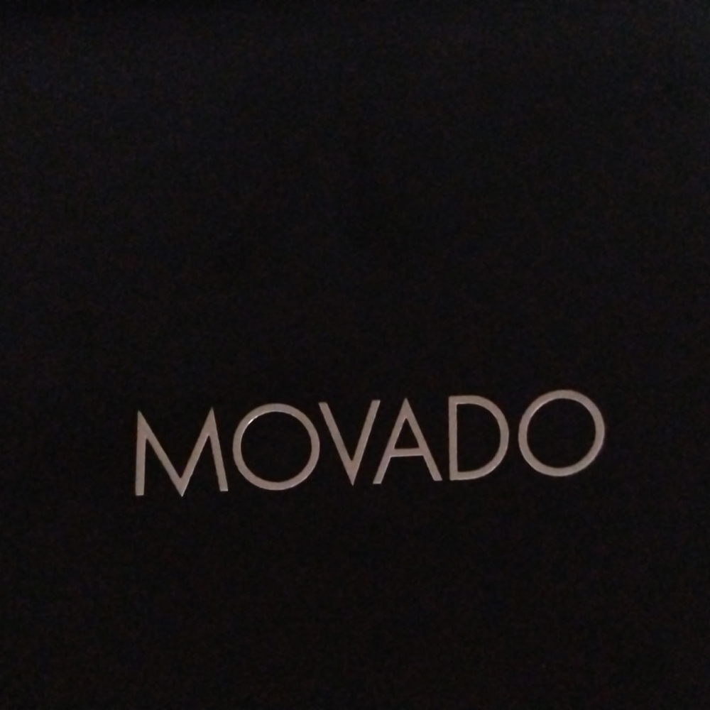 Movado Black Watch Box